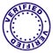 Grunge Textured VERIFIED Round Stamp Seal