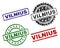 Grunge Textured VILNIUS Seal Stamps