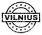 Grunge Textured VILNIUS Stamp Seal
