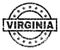 Grunge Textured VIRGINIA Stamp Seal