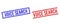 Grunge Textured VOICE SEARCH Stamp Seals with Double Lines