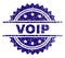 Grunge Textured VOIP Stamp Seal