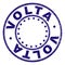 Grunge Textured VOLTA Round Stamp Seal