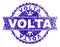 Grunge Textured VOLTA Stamp Seal with Ribbon