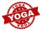 Grunge Textured YOGA Stamp Seal