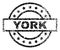 Grunge Textured YORK Stamp Seal