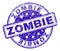 Grunge Textured ZOMBIE Stamp Seal
