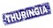 Grunge THURINGIA Framed Rounded Rectangle Stamp