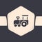 Grunge Toy train icon isolated on grey background. Monochrome vintage drawing. Vector