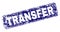 Grunge TRANSFER Framed Rounded Rectangle Stamp