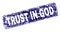 Grunge TRUST IN GOD Framed Rounded Rectangle Stamp