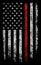 Grunge usa firefighter with thin red line wallpaper/background stock vector