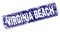 Grunge VIRGINIA BEACH Framed Rounded Rectangle Stamp