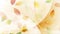 Grunge watercolor blot texture and autumn leaves motion design