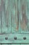 Grunge wooden background, turquoise