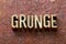 Grunge word rust