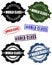 Grunge World Class Rubber Stamp Seals (Vector)