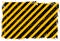 Grunge yellow and black stripes, warning frame