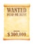 Grunged wanted paper template vector illustration / American Old West