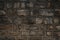 Grungy dark and odd shaped brick texture