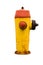 Grungy fire hydrant with clipping path
