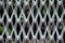 Grungy industrial metal walkway weathered metal grid geometric w