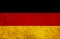 Grungy paper flag of Germany