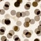 Grungy polka dot pattern in transparent layers