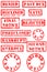 Grungy rubber stamps