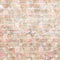 Grungy shabby vintage brick wall with floral pattern