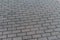 Grungy but stylish and cozy paving stone in perspective