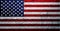 Grungy USA Flag Paint Texture