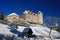 Gruyere Castle in winter, Switzerland