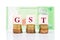 GST or Good and Services Tax concept with stack of coin and Malaysia Ringgit currency