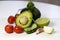 Guacamole Ingredients in a Still Life Photo