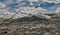 Guadalajara, spain, snowy black villages