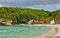 Guadeloupe, Sainte Anne, France - may 11 2010 : picturesque beach