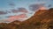 Guajara mountain at sunset
