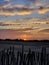 Guajira Desert: Fiery Sunset. Vivid hues paint the sky