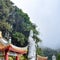 Guan Yin statue at Chin Swee Caves Temple, Chinese Buddha in top Chin Swee Temple, Beautiful giant meditating rock Buddha statue i