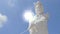 Guan Yin Statue On Nice Sky And Lighting Effect