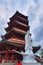 Guan Yin statue and pagoda in Pancoran PIK