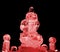 Guan Yu ice sculpture red