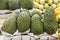 Guanabana tropical fruit for sale in authentic street market