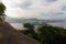 The Guanabara bay view from Sugar loaf at sunset.