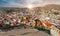 Guanajuato panoramic view from a scenic city lookout