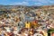 Guanajuato panoramic view from a scenic city lookout