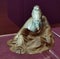 Guangdong China Porcelain Foshan Shiwan Ceramic Figurine Portrait Chinese Mini Laozi Lao Tzu Taoism Sculpture Art Crafts Pan Yushu