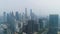 Guangzhou City Skyline. Guangdong, China. Aerial Drone View