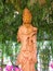 Guanyin is made of hinoki wood. Chinese New Year. Travel to bless. Hinoki land Landmark at Chaiprakarn